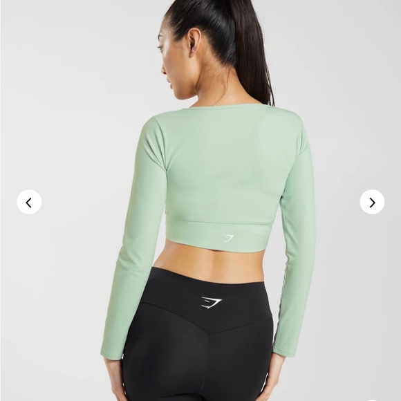 Gymshark crossover longsleeve crop top - Picture 3 of 3